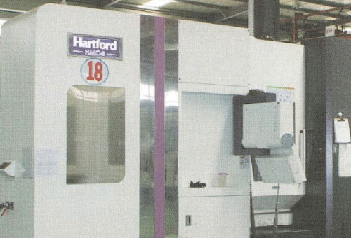 Horizontal frame machining center